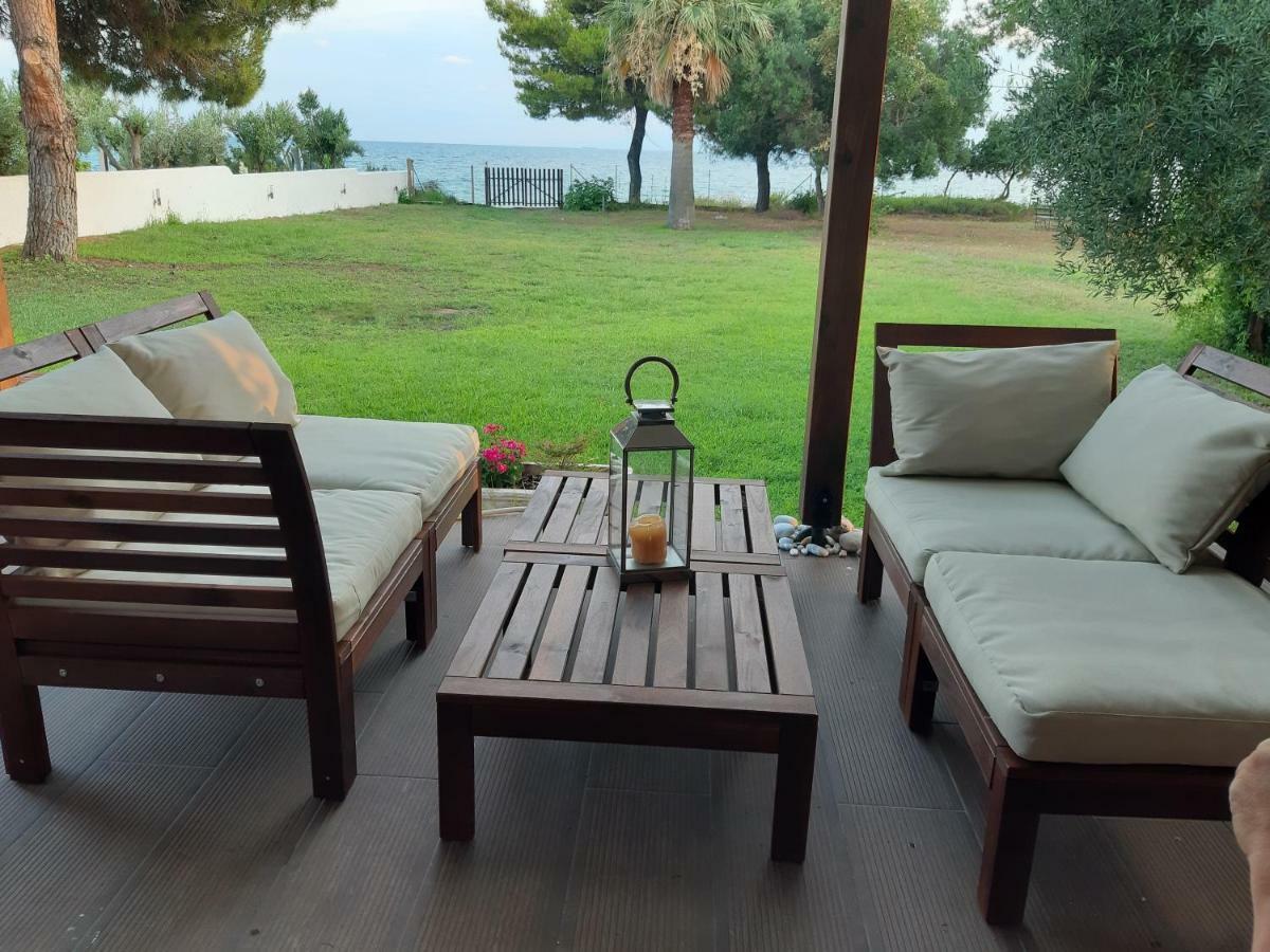 Seafront Villa Joan Nea Skioni Ngoại thất bức ảnh